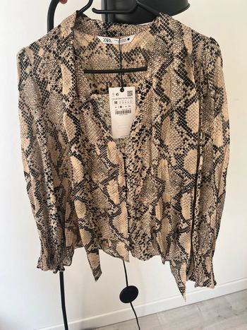 Chemise motif serpent Zara neuve 🥰