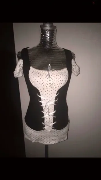 Top avec effet de superposition