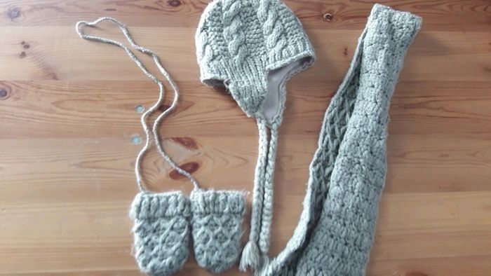 Lot 3 pieces 6Mois Beige Vert Baudet
