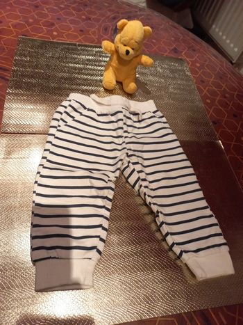 Beau bas marin coton bio mixte 9 a 12 mois