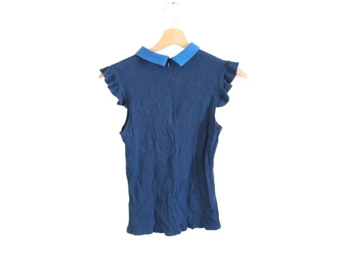C58 blouse bleu MademoiselleR XS - photo numéro 2
