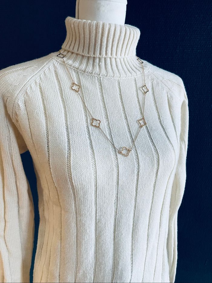 Pull col roulé torsadé 34 neuf - photo numéro 2
