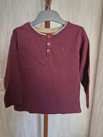T-shirt manches longues enfant garçon 4 ans Okaïdi