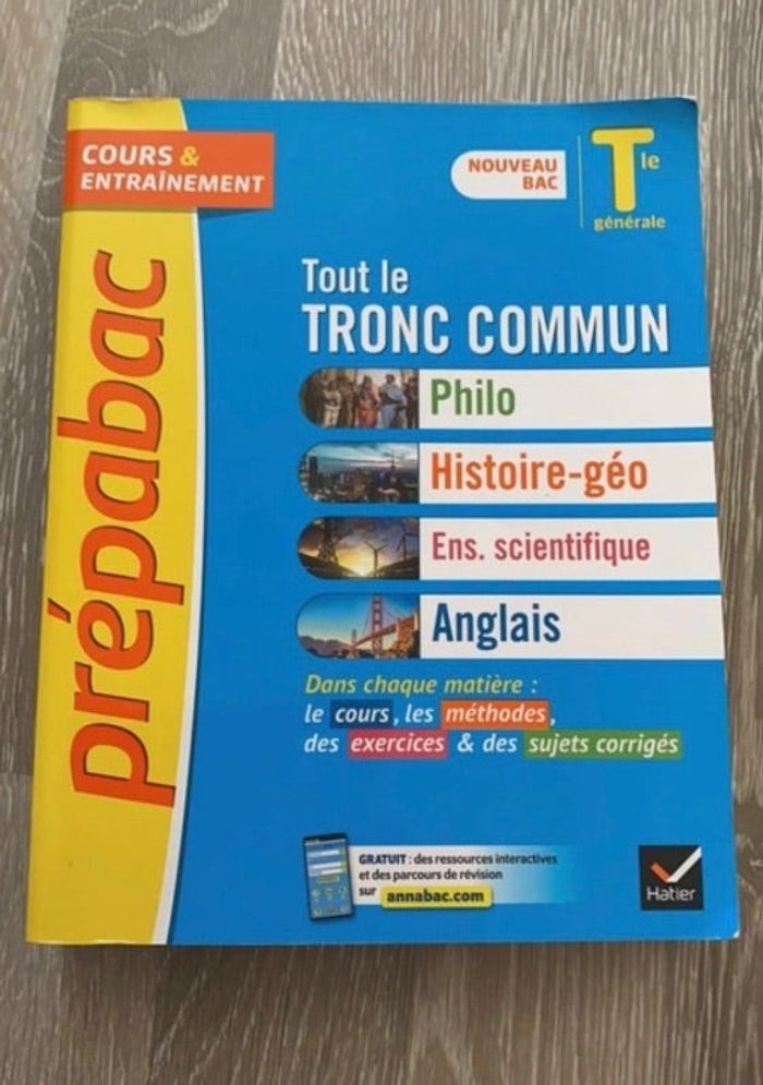 Prépabac Tronc Commun Terminale