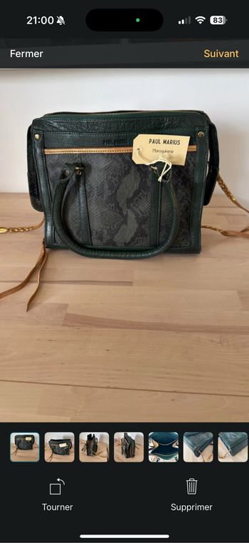 Sac Paul Marius Le rive droite M oasis