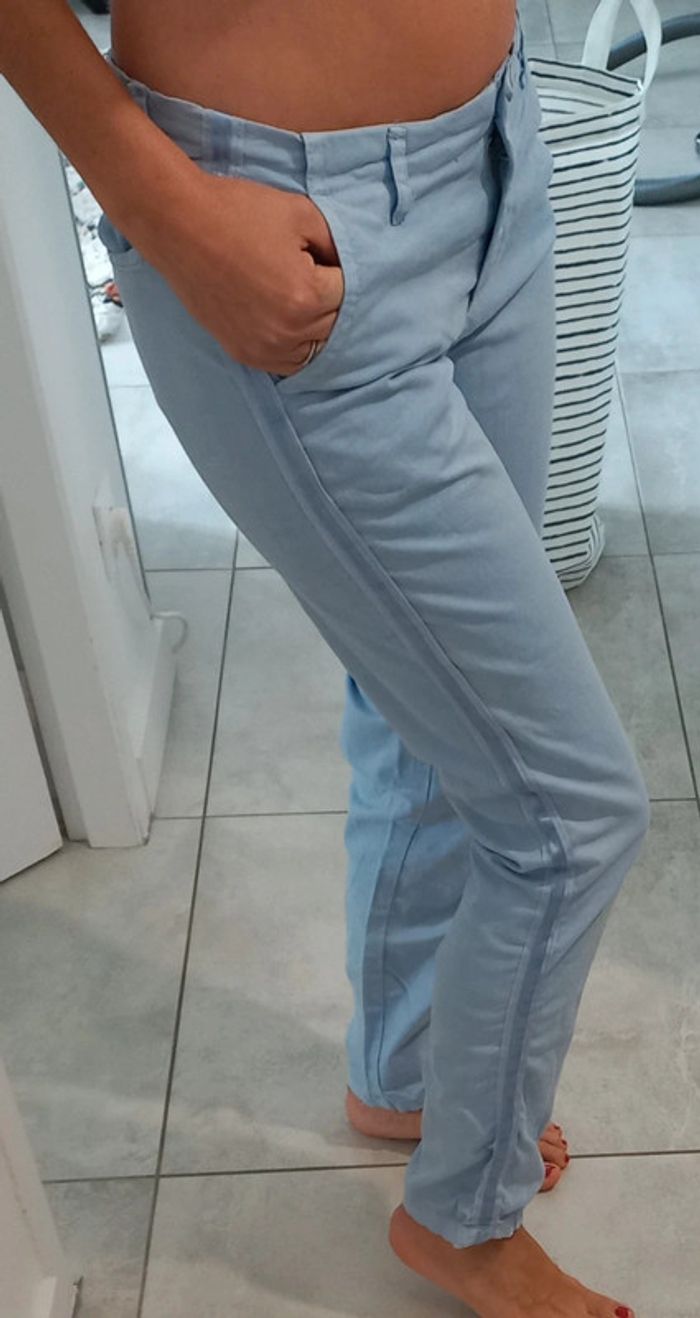 Chino bleu ciel - photo numéro 2
