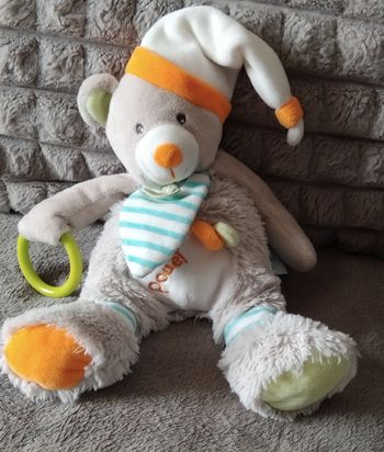 Doudou peluche ours d activités- Baby Nat