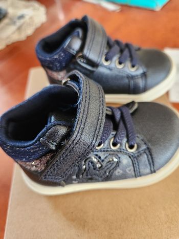 Baskets fille taille 18, bleu marine