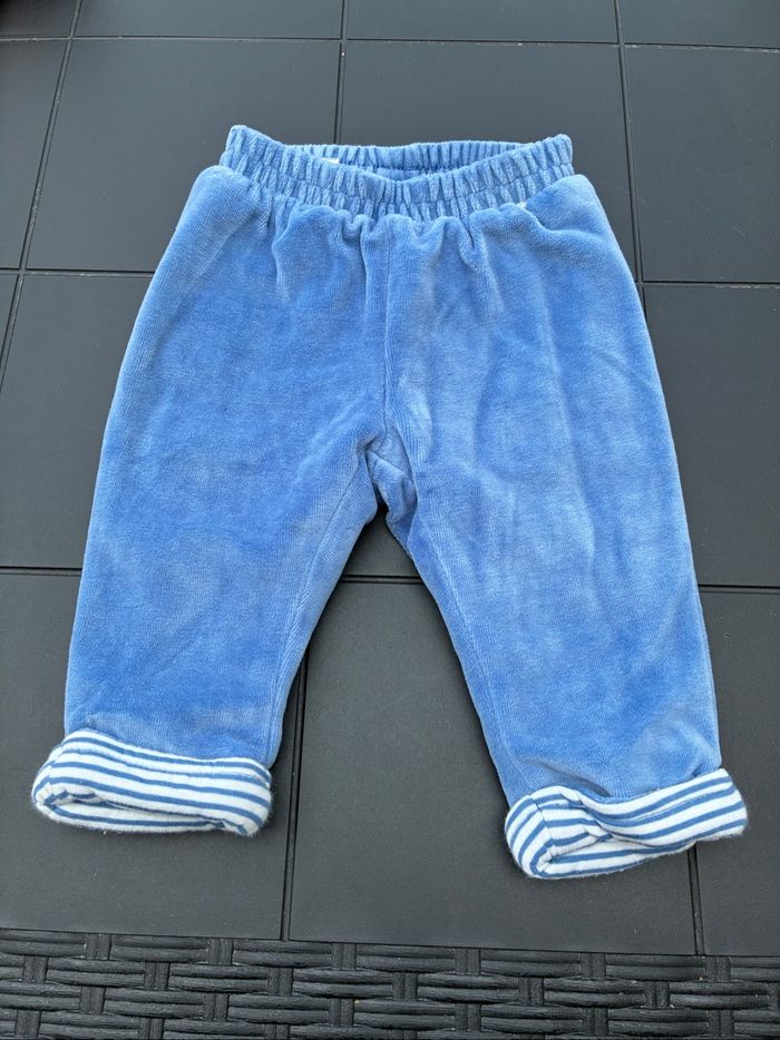 Pyjama bébé garçon 3 mois velour - photo numéro 4