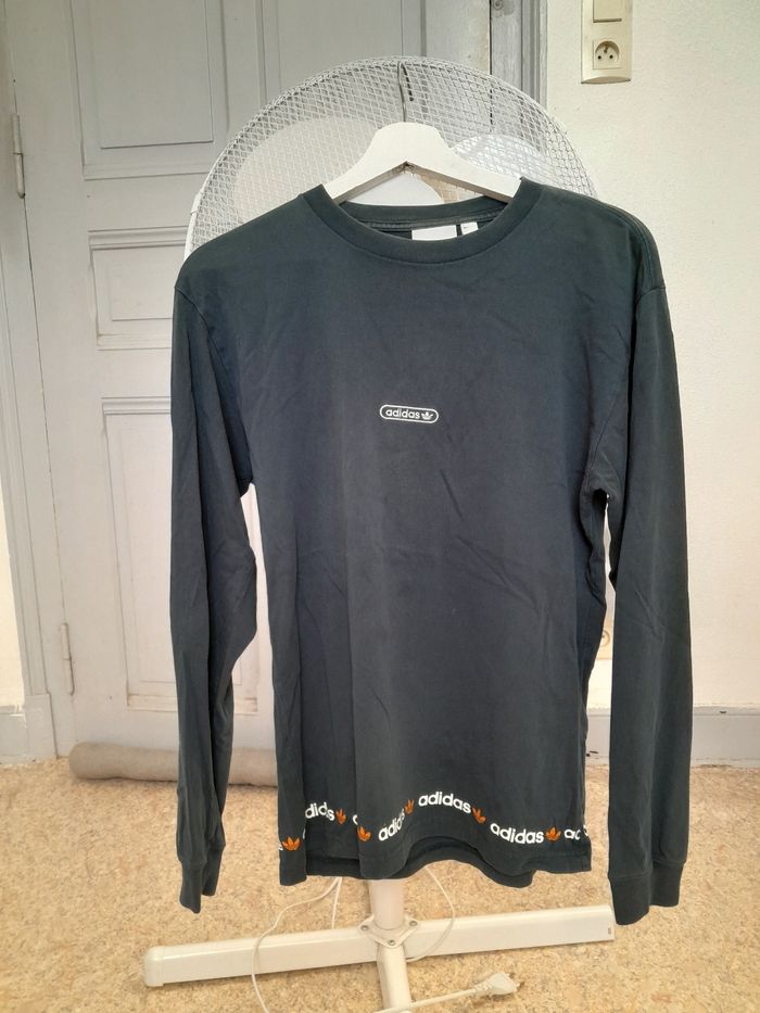 Tee-shirt manches longues ADIDAS  homme - photo numéro 2