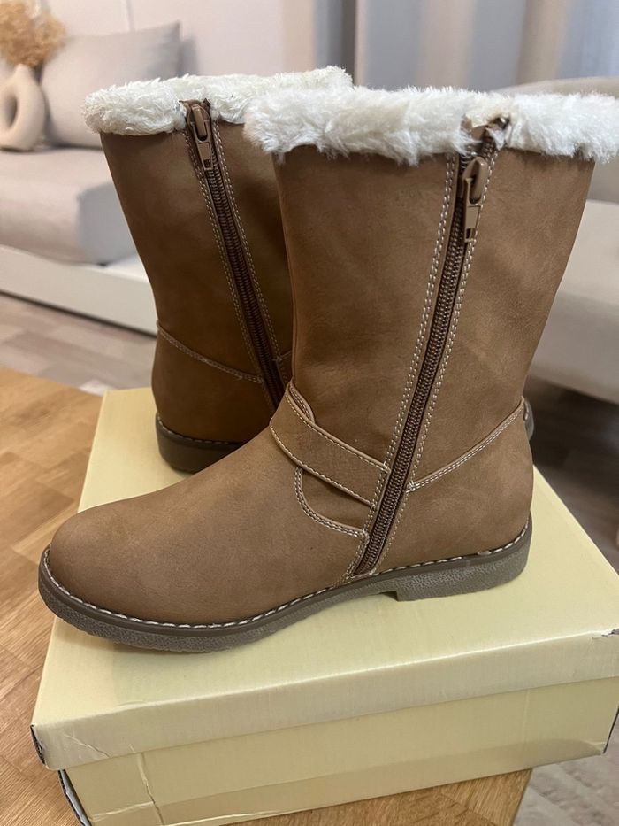 Bottine camel fourree - photo numéro 2