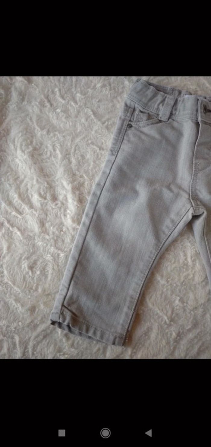 Ensemble (tee shirt manches longues+pantalon jeans) Garçon 6 mois Mouton Family Obaïbi - photo numéro 12