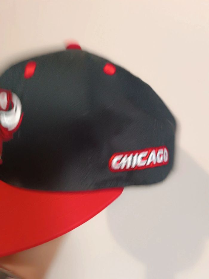 Casquette Chicago Bulls Couleur Noir & Rouge - photo numéro 3