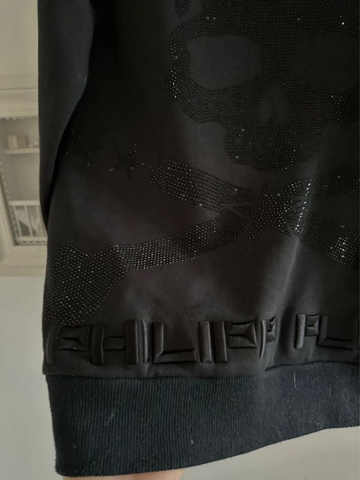 Sweat tête de mort strass  PP - photo numéro 3