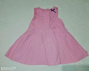 Sergent Major robe rose pois