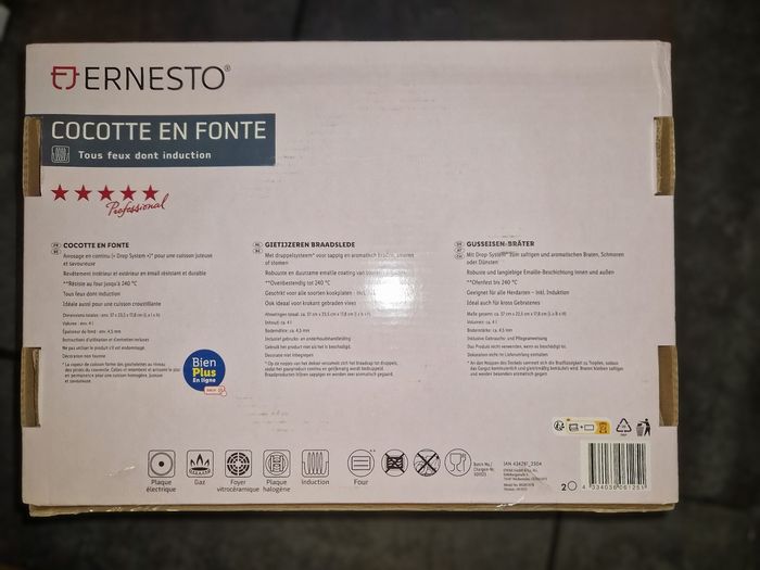 Cocotte en fonte 4 litres NEUVE - photo numéro 6