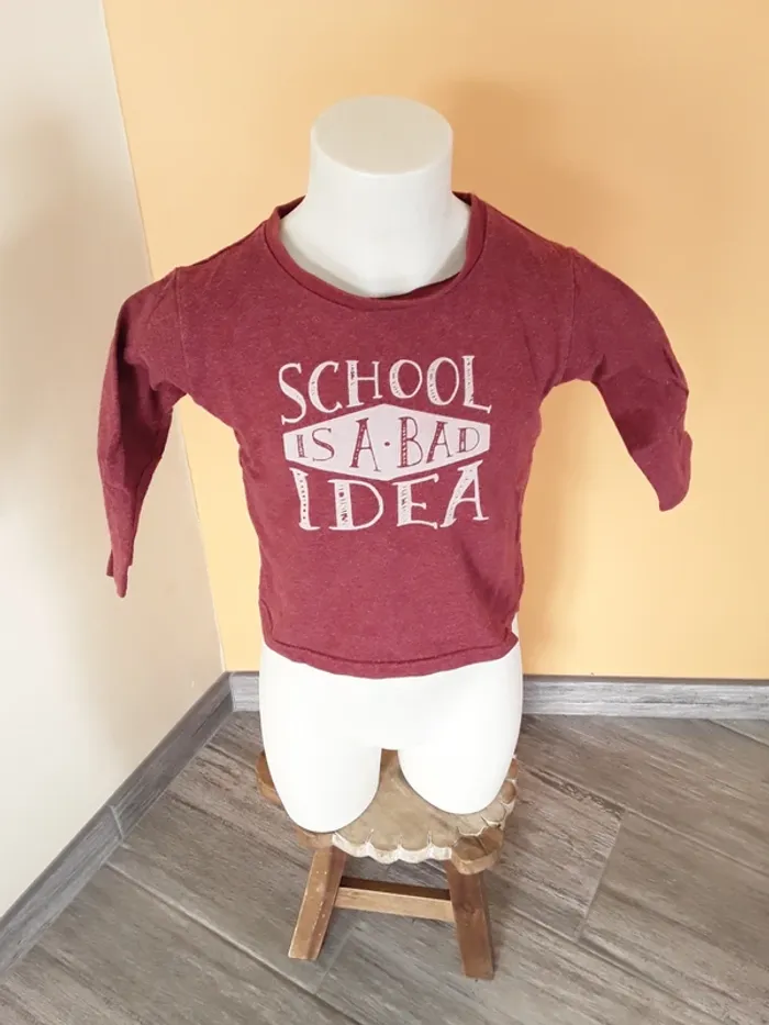 Tee shirt manches longues 3 ans (96 cm) - photo numéro 2