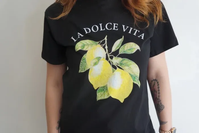 T shirt citron - photo numéro 2