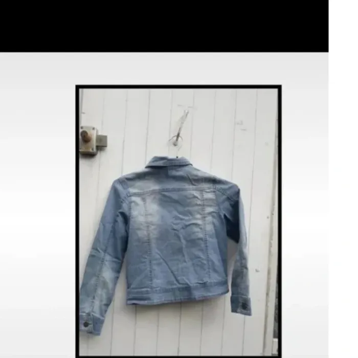 Veste en Jean bleu fille - Taille 10 ans - Tissaia - photo numéro 4