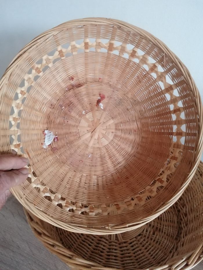 Lot de panières en osier - photo numéro 8