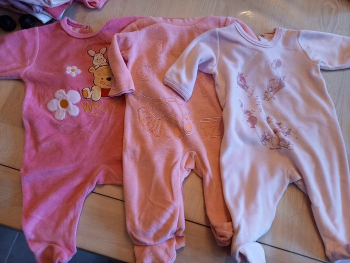 Lots 3 pyjamas filles 3 mois