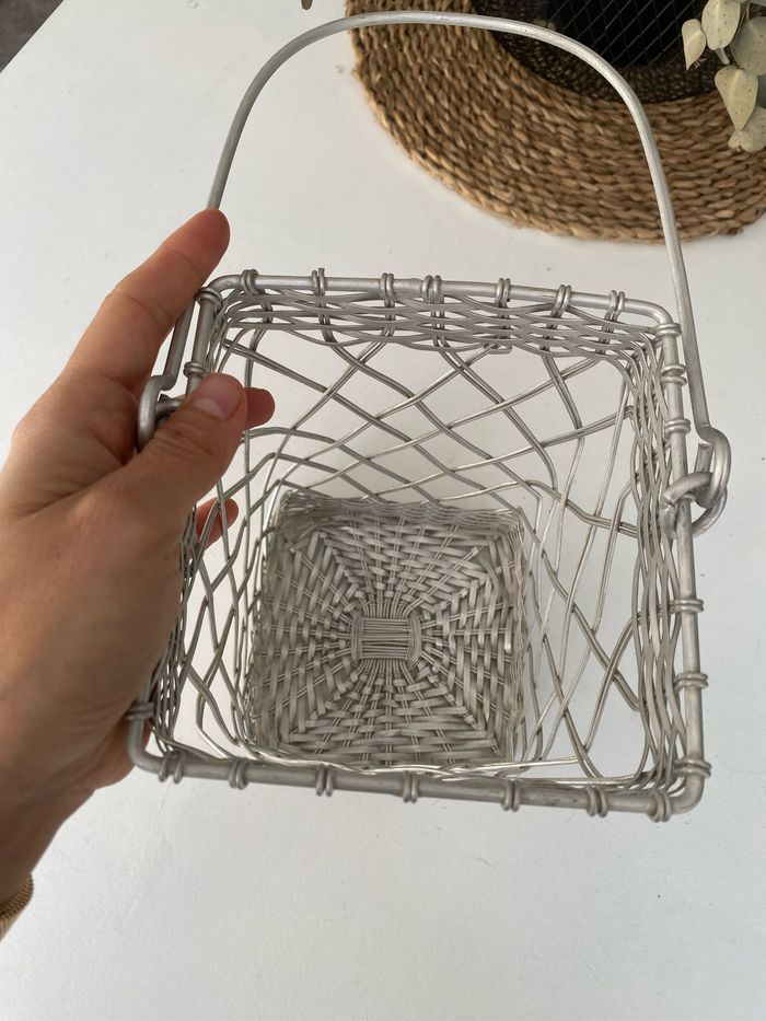 Panier argenté - photo numéro 3