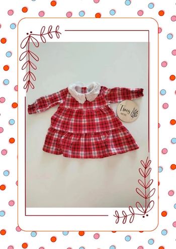 Robe a carreaux 3 mois