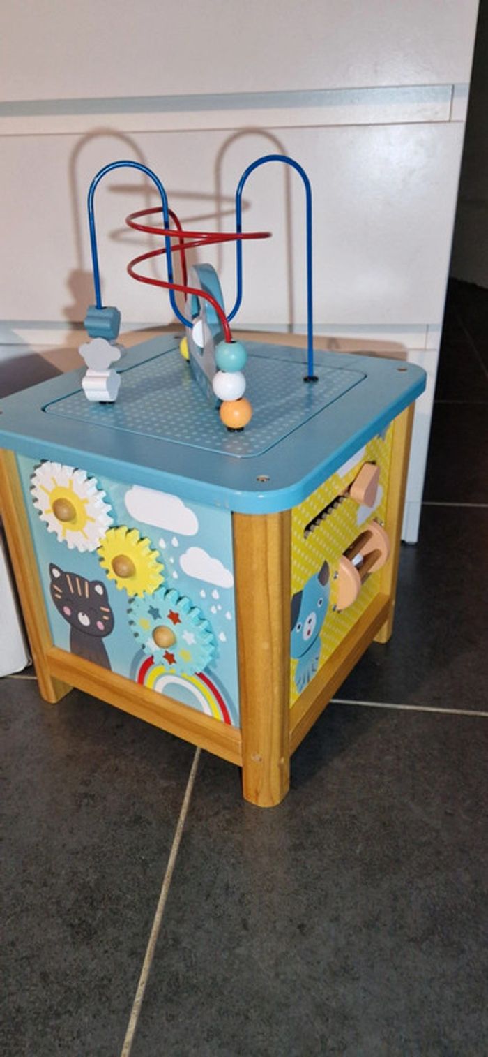 Cube en bois multi activité - photo numéro 2