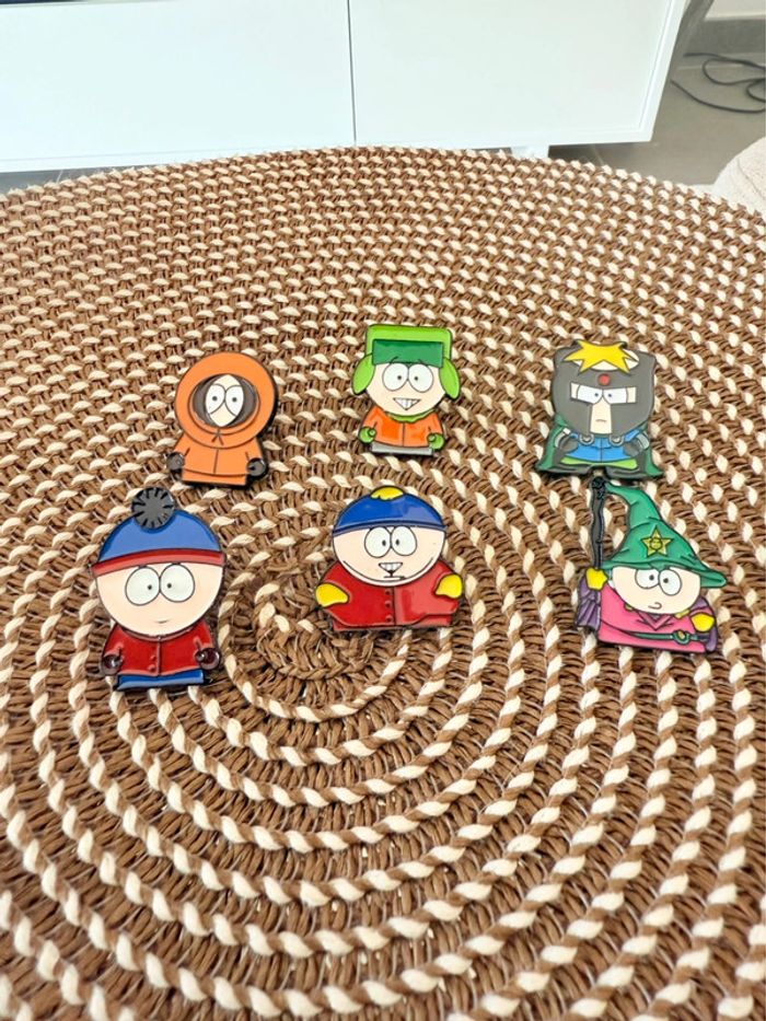 Lot de 6 pin’s émaillés South Park