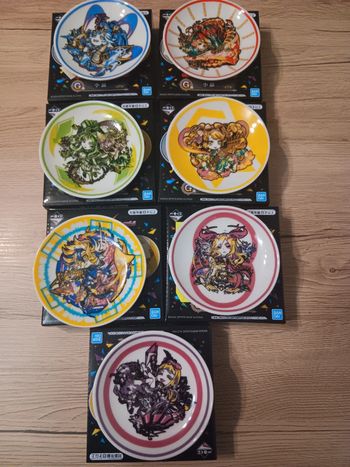 7 petites assiettes décorative monster strike