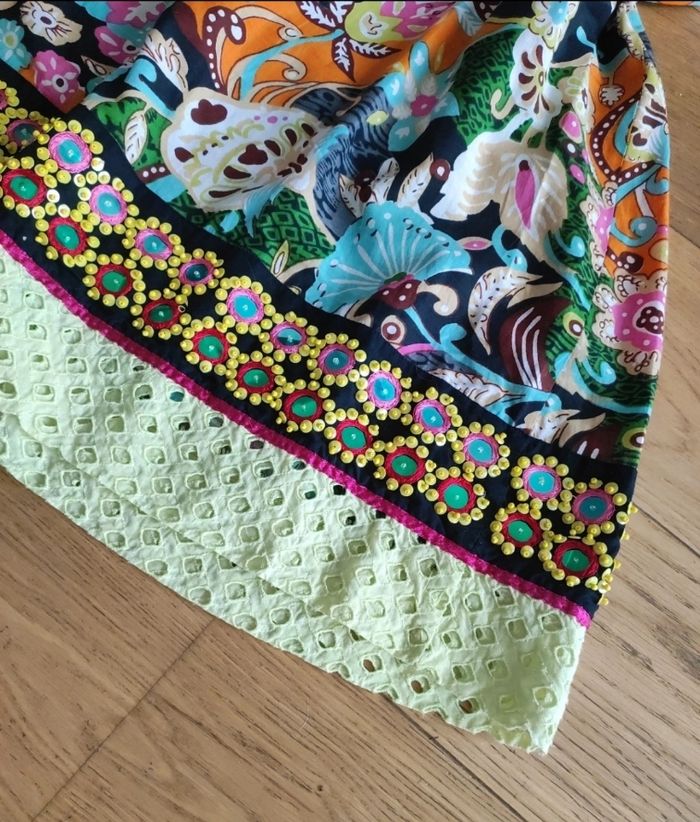 Robe d'été multicolore 100% coton - photo numéro 5