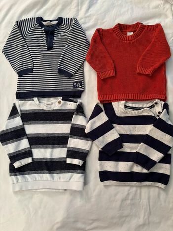 4 pull H&M 12 mois