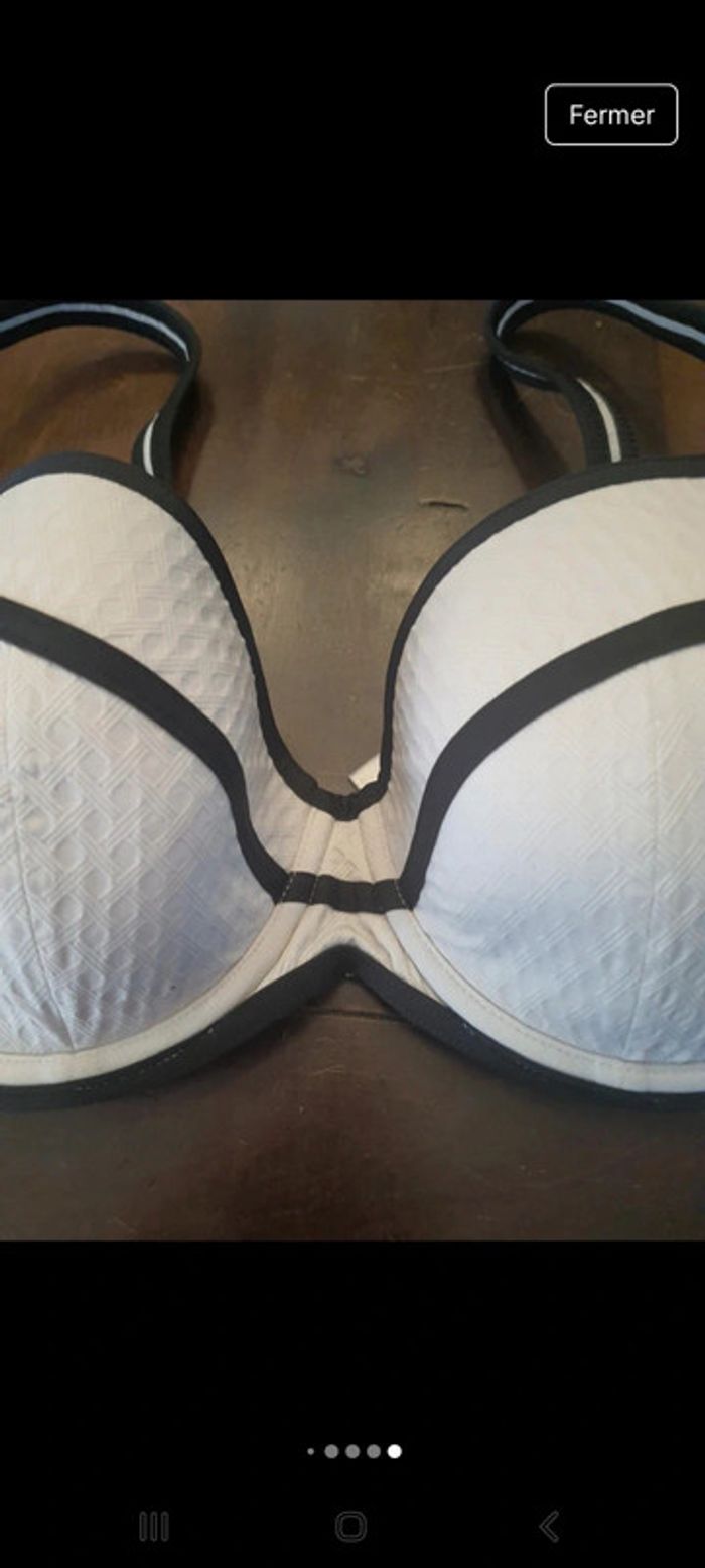 Haut de maillot PrimaDonna blanc/noir fr 95C - photo numéro 18