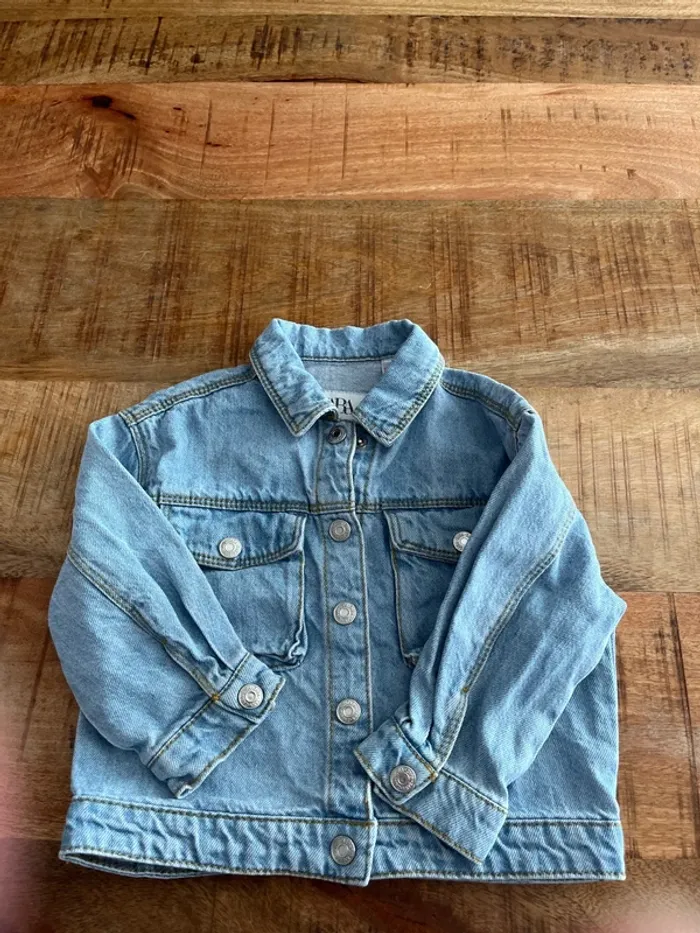Veste en Jeans Zara/Minnie - photo numéro 4