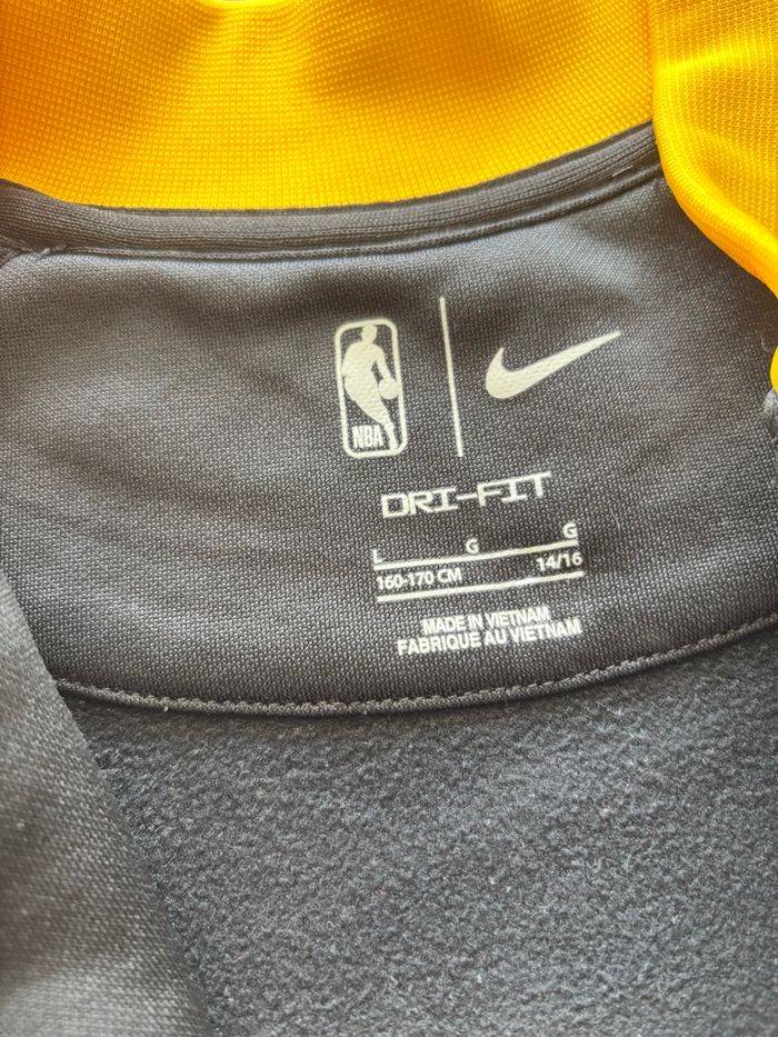 Veste zips noire NBA San Francisco garçon taille 14 16 ans