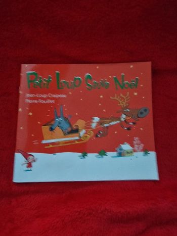 Livre petit loup sauve noel