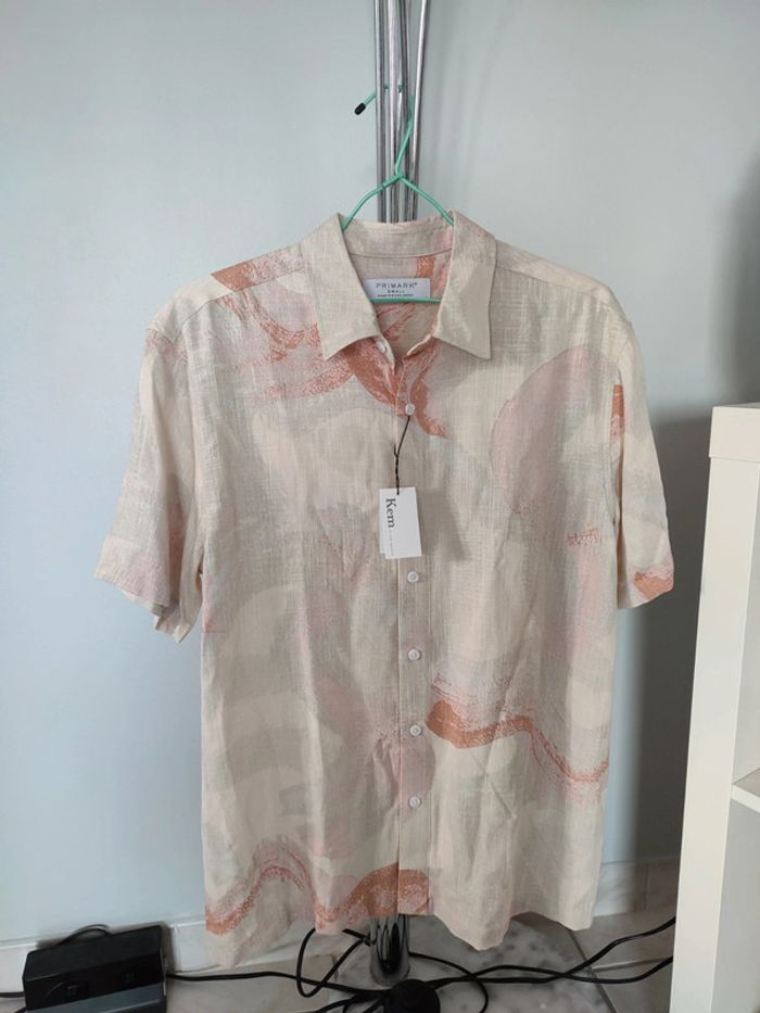 Chemise lin mélangé