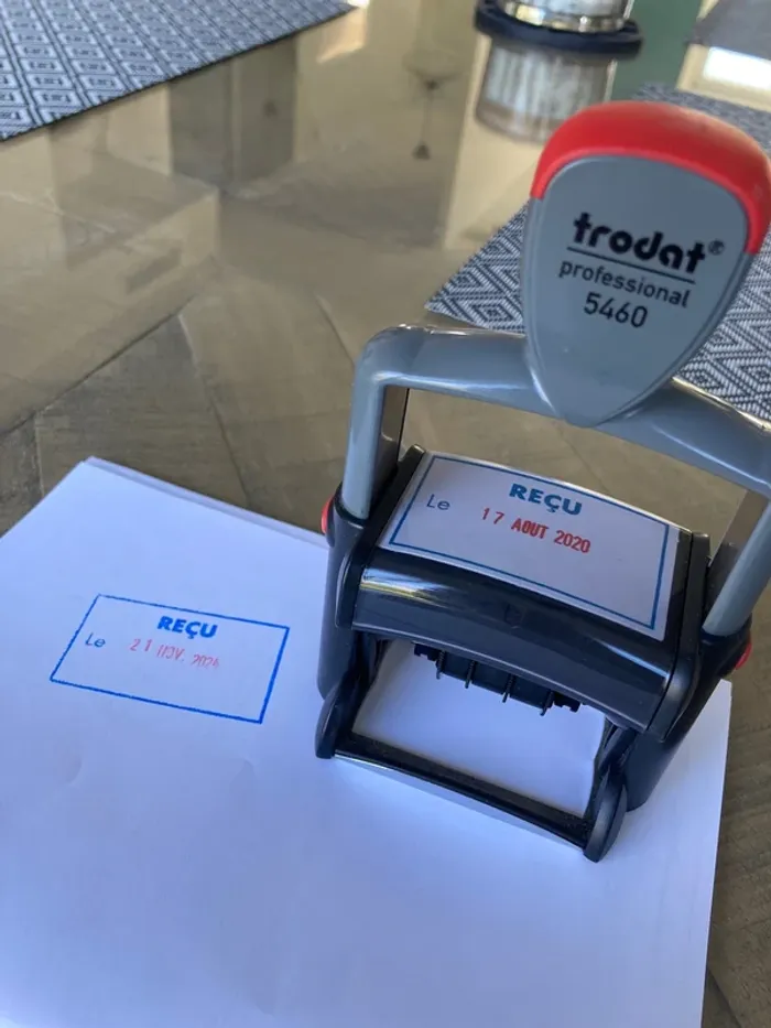 Tampon dateur « reçu »