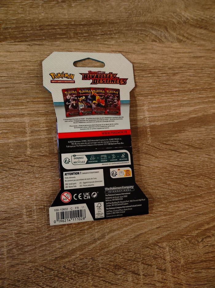 Booster Pokemon Rivalités Destinées EV10 - photo numéro 2