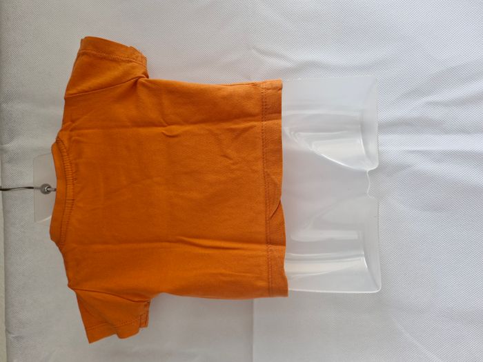 Ensemble garçon (T-shirt + short) 3 mois Sans marque Orange Kaki - photo numéro 7