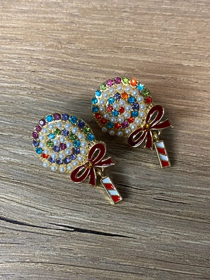 Boucles d oreilles sucettes acier - photo numéro 4