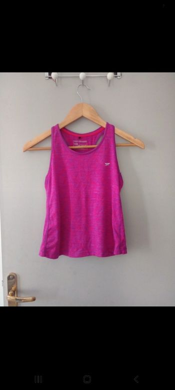 Débardeur de sport rose