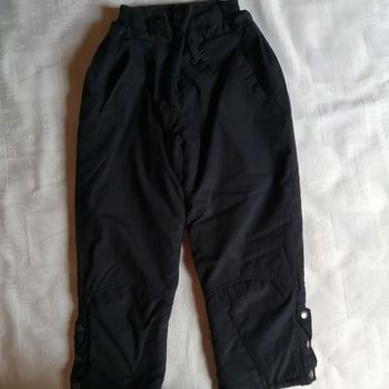 Pantalon ski noir mixte 10 ans
