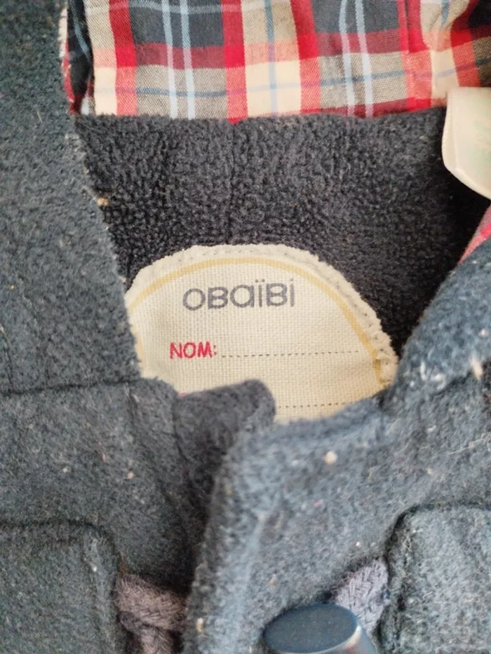 Veste bébé 12 mois obaibi - photo numéro 3