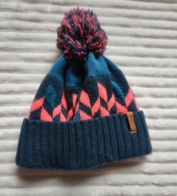 Bonnet adulte Wedze à pompon – Taille 56/60 cm – Très bon état