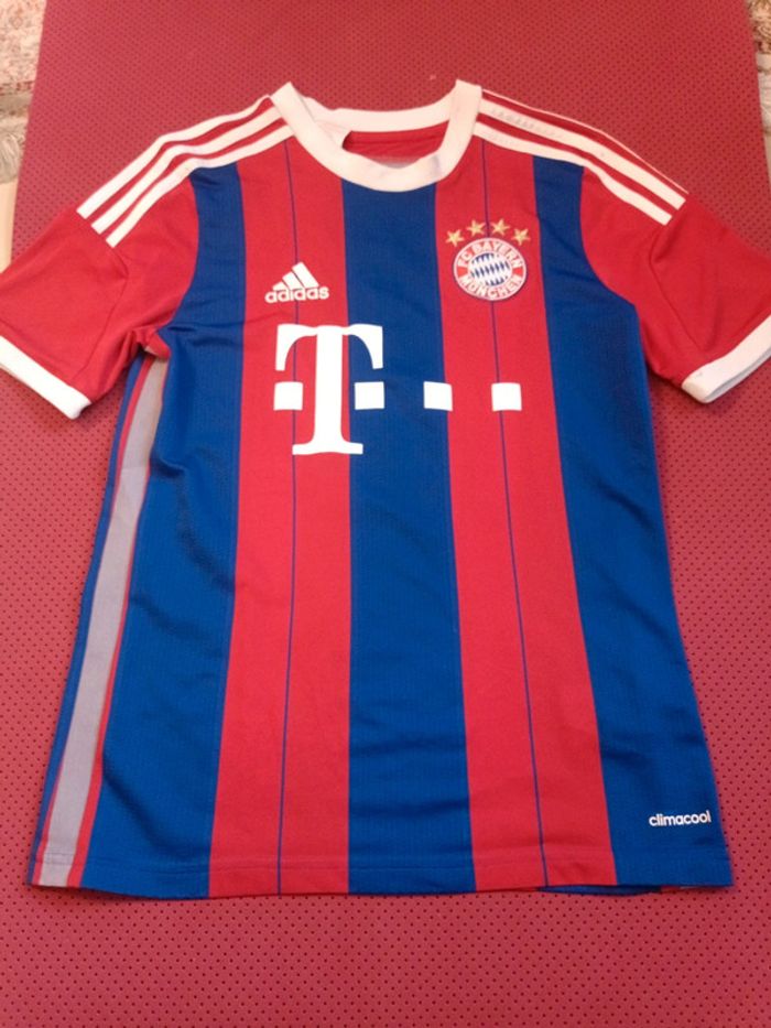 Maillot de foot Lewandowski Bayern München, Adidas Authentique Officiel taille enfant 13/14 ans - photo numéro 2