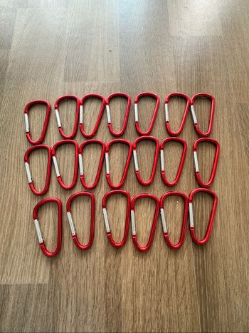 Lot de 20 mousqueton