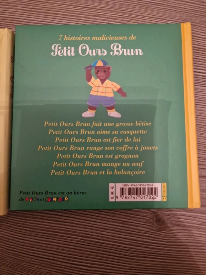 Lot 2 livres petit ours brun - photo numéro 4