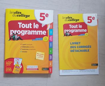 Tout programme 5 eme