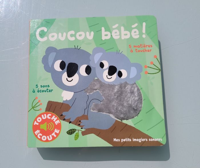 Mes petits imagiers sonores, touche et écoute 🐼 Coucou bébé ! 🐨 - photo numéro 2